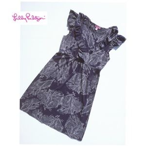 ‼️SOLD‼️ Lilly Pulitzer Silk/Cotton Ruffle Dress